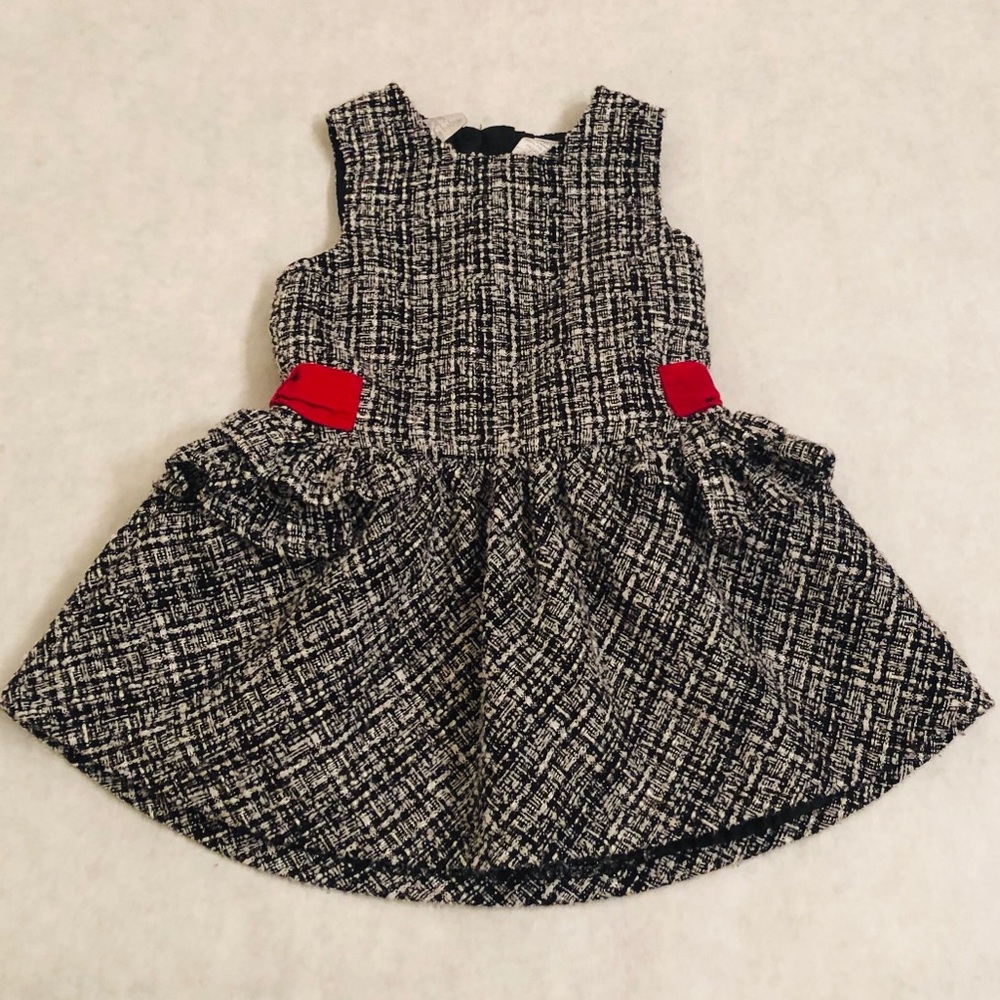 Koala Baby Girl Dress 18 Months EUC Black & Red
